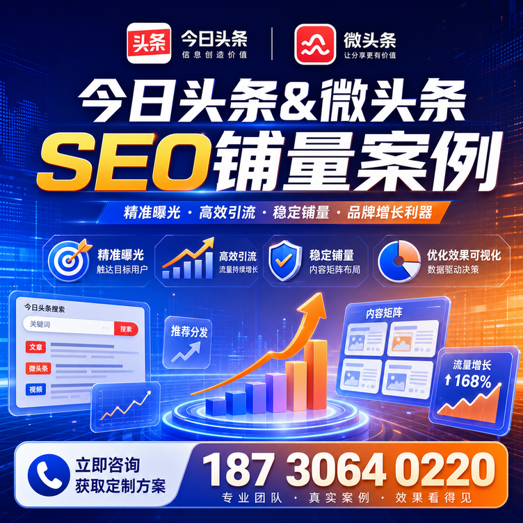 威海头条号SEO矩阵批量内容铺量成功案例