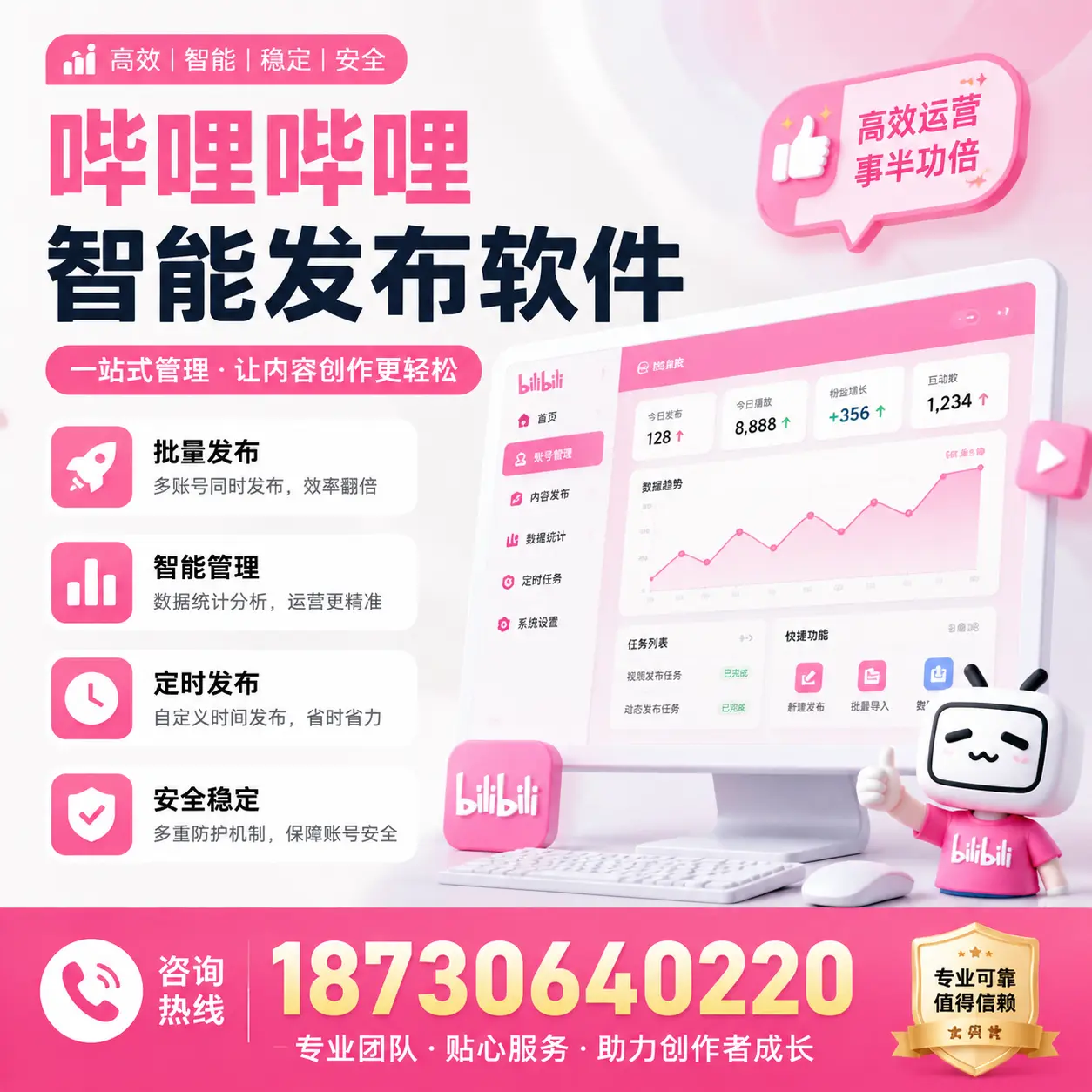 如何评估哔哩哔哩智能发布软件的ROI?威海 企业必读